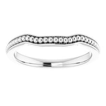Load image into Gallery viewer, Sterling Silver Band for 5 mm Square Ring
