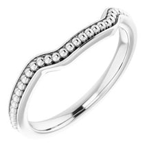 Load image into Gallery viewer, Sterling Silver Band for 7 mm Square Ring
