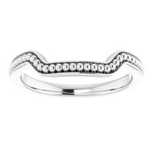 Load image into Gallery viewer, Sterling Silver Band for 9 mm Square Ring
