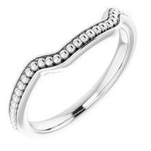 Load image into Gallery viewer, Sterling Silver Band for 7.5 mm Square Ring
