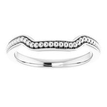Load image into Gallery viewer, Sterling Silver Band for 7.5 mm Square Ring
