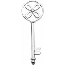 Load image into Gallery viewer, Sterling Silver 43x14.25 mm Key Pendant
