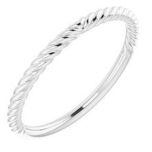 Charger l'image dans la galerie, Sterling Silver Band for 4.1 mm Round Ring
