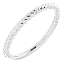 Charger l'image dans la galerie, Sterling Silver Band for 4.4 mm Round Ring
