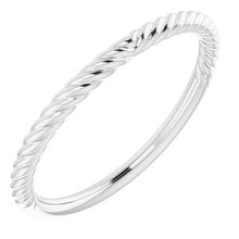 Charger l'image dans la galerie, Sterling Silver Band for 7 mm Round Ring
