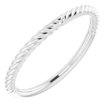 Charger l'image dans la galerie, Sterling Silver Band for 8.8 mm Round Ring
