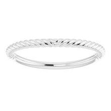 Charger l'image dans la galerie, Sterling Silver Band for 9.4 mm Round Ring
