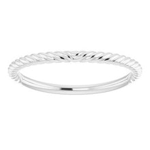 Charger l'image dans la galerie, Sterling Silver Band for 7x5 mm Oval Ring
