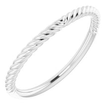 Charger l'image dans la galerie, Sterling Silver Band for 12x10 mm Oval Ring

