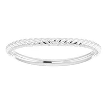 Charger l'image dans la galerie, Sterling Silver Band for 12x10 mm Oval Ring
