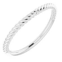 Charger l'image dans la galerie, Sterling Silver Band for 11x9 mm Oval Ring
