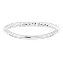 Charger l'image dans la galerie, Sterling Silver Band for 8 mm Cushion Ring
