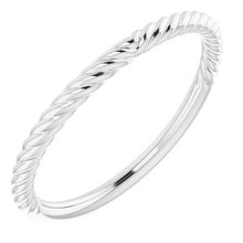 Charger l'image dans la galerie, Sterling Silver Band for 5x3 mm Emerald Ring
