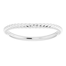 Charger l'image dans la galerie, Sterling Silver Band for 9x7 mm Emerald Ring
