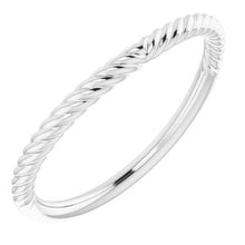 Charger l'image dans la galerie, Sterling Silver Band for 11x9 mm Emerald Ring
