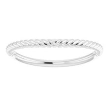 Charger l'image dans la galerie, Sterling Silver Band for 11x9 mm Emerald Ring
