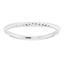 Charger l'image dans la galerie, Sterling Silver Band for 6 mm Square Ring
