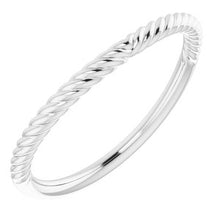 Charger l'image dans la galerie, Sterling Silver Band for 12x10 mm Emerald Ring
