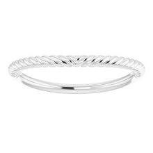 Charger l'image dans la galerie, Sterling Silver Band for 12x10 mm Emerald Ring
