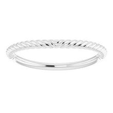 Charger l'image dans la galerie, Sterling Silver Band for 8 mm Square Ring
