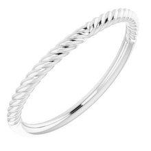 Charger l'image dans la galerie, Sterling Silver Band for 10 mm Square Ring
