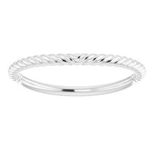 Charger l'image dans la galerie, Sterling Silver Band for 7 mm Square Ring
