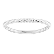 Charger l'image dans la galerie, Sterling Silver Band for 5.5 mm Square Ring
