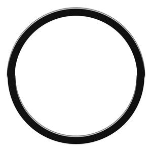 14K X1 White 1 mm Flat Band Size 10