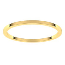 Load image into Gallery viewer, 14K Yellow 1 mm Flat Band Size 10
