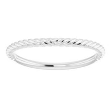 Charger l'image dans la galerie, Sterling Silver Band for 6x4 mm Emerald Ring
