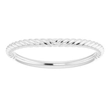 Charger l'image dans la galerie, Sterling Silver Band for 8x6 mm Emerald Ring
