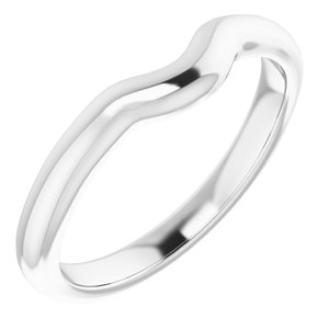 Sterling Silver Band for 8 mm Round Ring