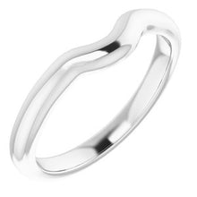 Charger l&#39;image dans la galerie, Sterling Silver Band for 8.2 mm Round Ring
