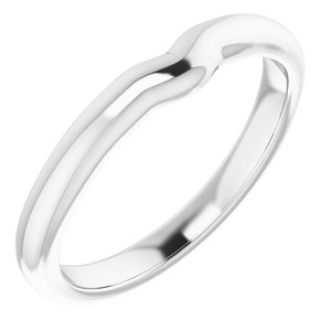 Sterling Silver Band for 6x4 mm Oval Ring