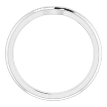 Charger l&#39;image dans la galerie, Sterling Silver Band for 6x4 mm Oval Ring
