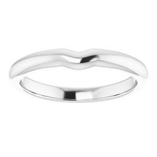 Charger l&#39;image dans la galerie, Sterling Silver Band for 6x4 mm Oval Ring
