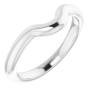 Sterling Silver Band for 10x8 mm Oval Ring