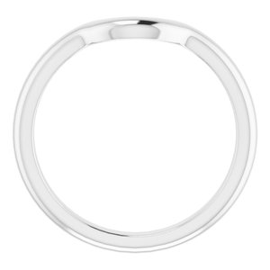 Sterling Silver Band for 10x8 mm Oval Ring