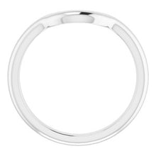 Charger l&#39;image dans la galerie, Sterling Silver Band for 12x10 mm Oval Ring

