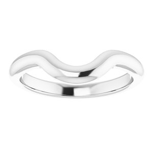Sterling Silver Band for 12x10 mm Oval Ring