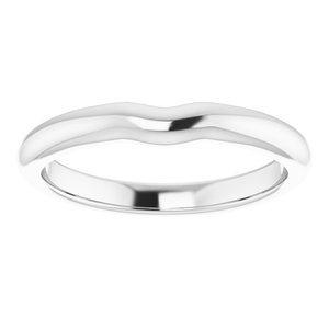 Sterling Silver Band for 6 mm Cushion Ring