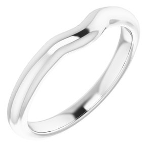 Sterling Silver Band for 7 mm Cushion Ring