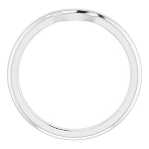 Sterling Silver Band for 7 mm Cushion Ring