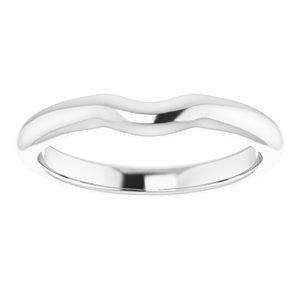 Sterling Silver Band for 7 mm Cushion Ring