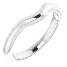 Charger l&#39;image dans la galerie, Sterling Silver Band for 9 mm Cushion Ring
