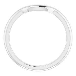 Sterling Silver Band for 10 mm Cushion Ring