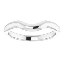 Charger l&#39;image dans la galerie, Sterling Silver Band for 10 mm Cushion Ring
