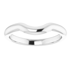Sterling Silver Band for 10 mm Cushion Ring