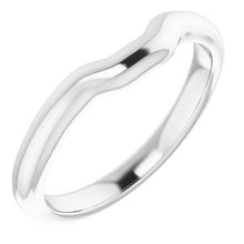 Charger l&#39;image dans la galerie, Sterling Silver Band for 8 mm Asscher Ring
