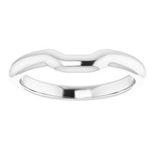 Charger l&#39;image dans la galerie, Sterling Silver Band for 8 mm Asscher Ring
